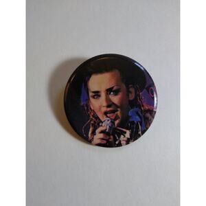Culture Club Boy George Original Music Pinback Button Badge 1.25 Inch Round